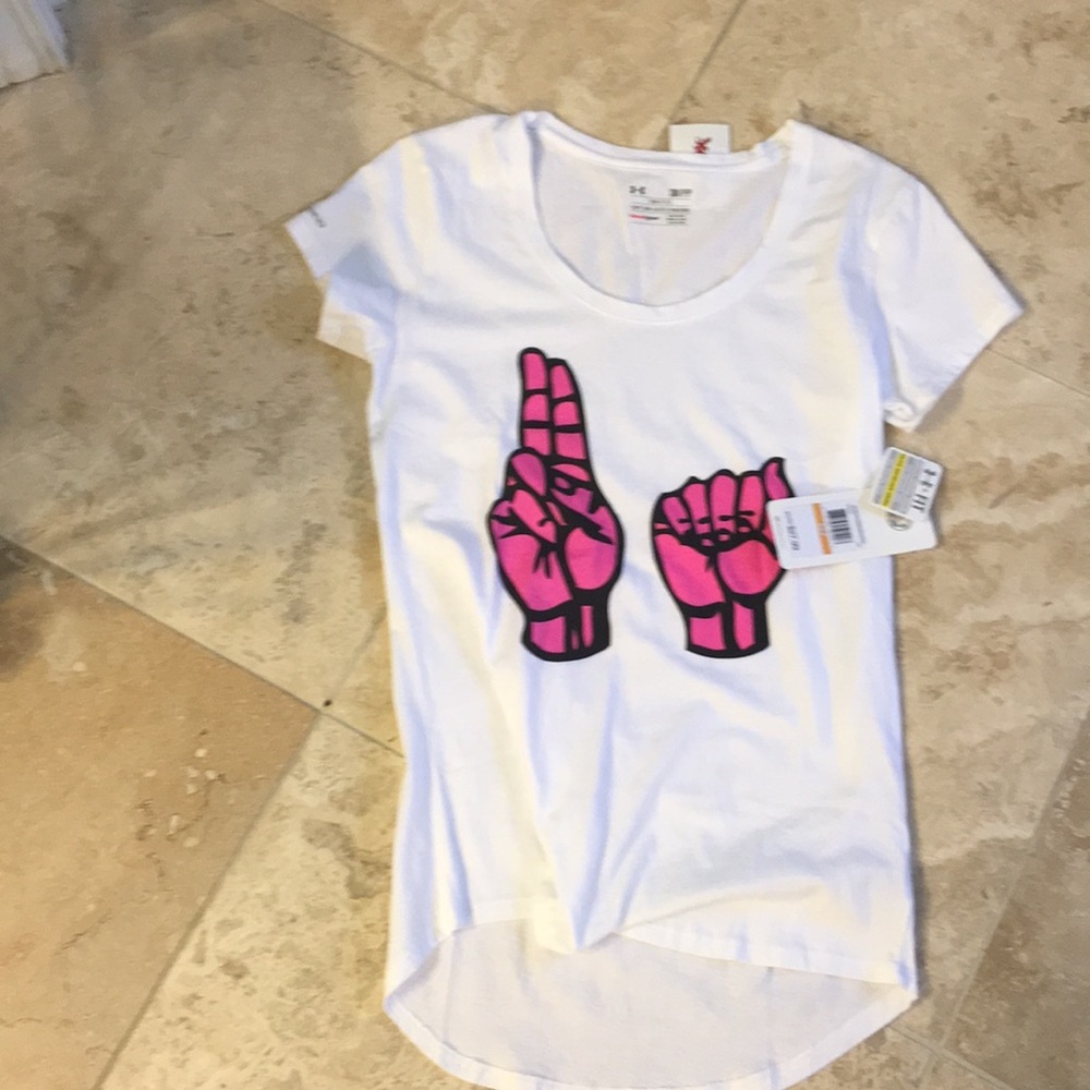 Under Armour nwt white tee